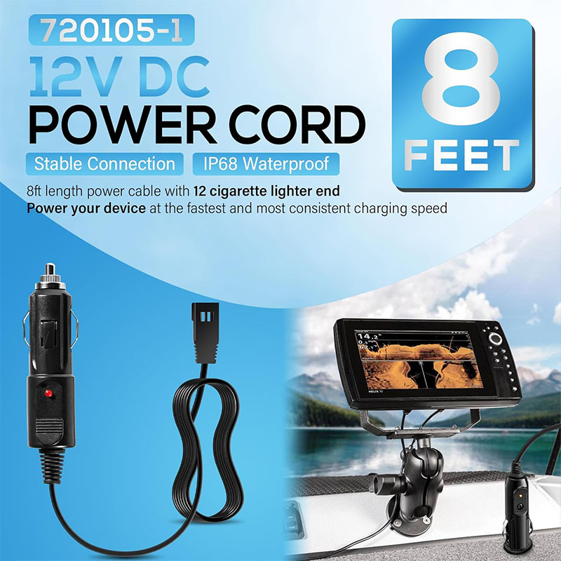 12V Power Cord 720105-1 for Fi - Fish Finder Charger ulasan dan harga