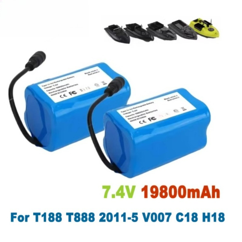 7.4V 19800mAh Battery with USB - Fish Finder Charger ulasan dan harga