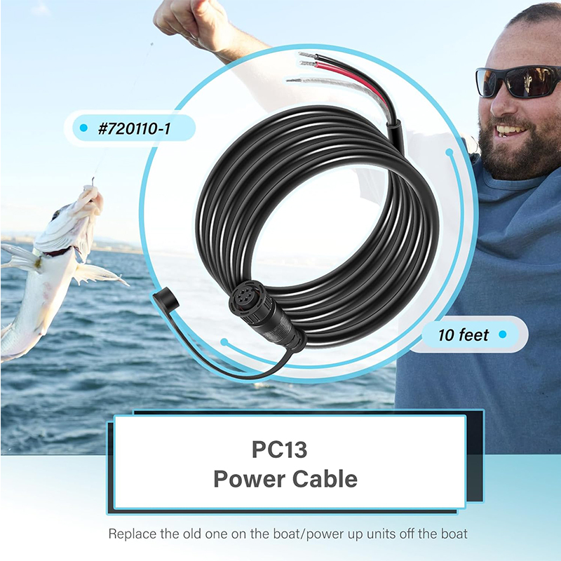 720110-1 PC13 Power Cable for  - Fish Finder ulasan dan harga
