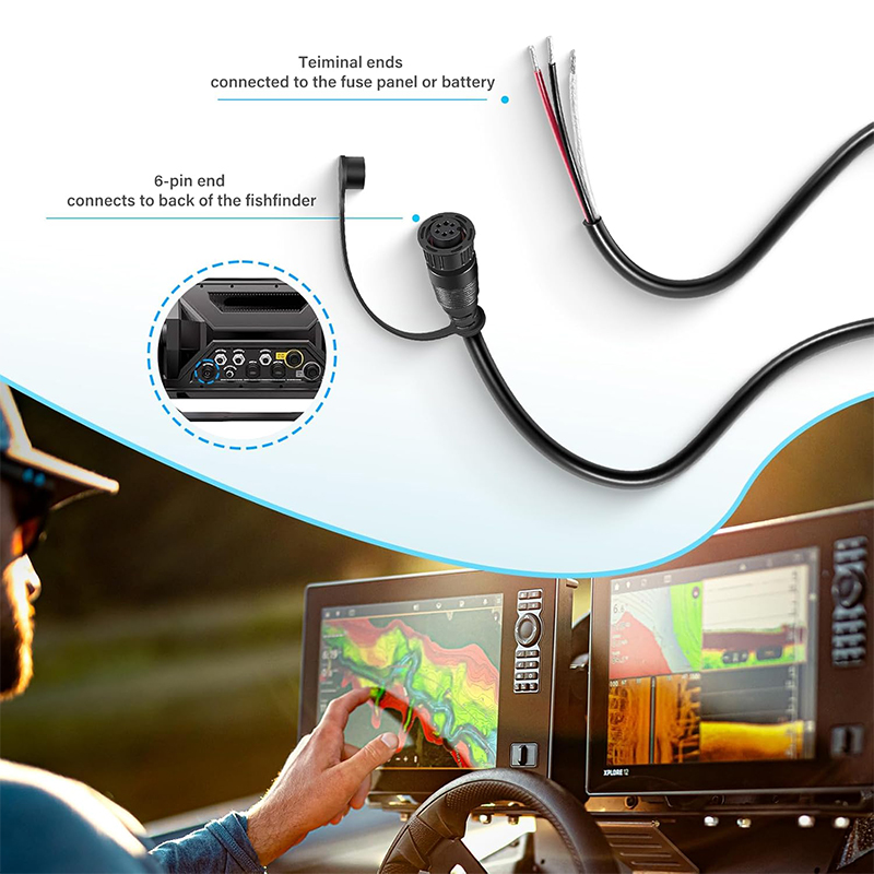 720110-1 PC13 Power Cable for  - Fish Finder ulasan dan harga