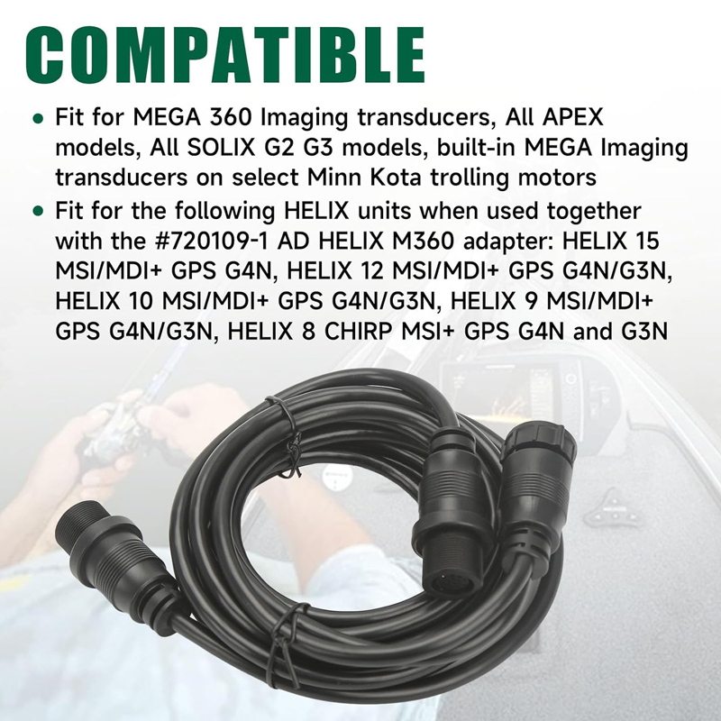Fish Finders Adapter Cable 14  - Fish Finder Transducer ulasan dan harga